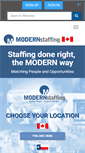 Mobile Screenshot of modernstaffing.ca